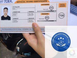 làm chứng chỉ toeic
