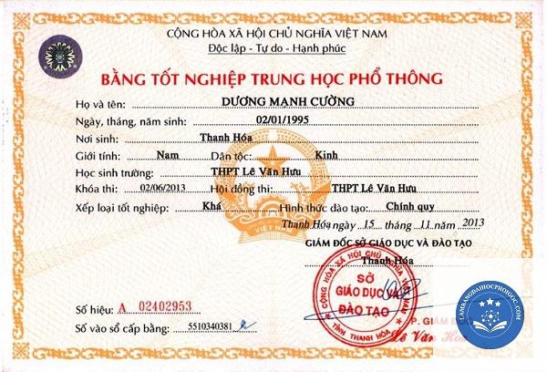Làm bằng cấp 2