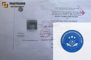 bằng đại học bản sao có công chứng