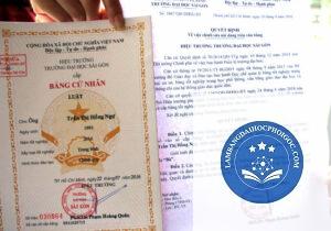 bằng đại học bị sai giới tính
