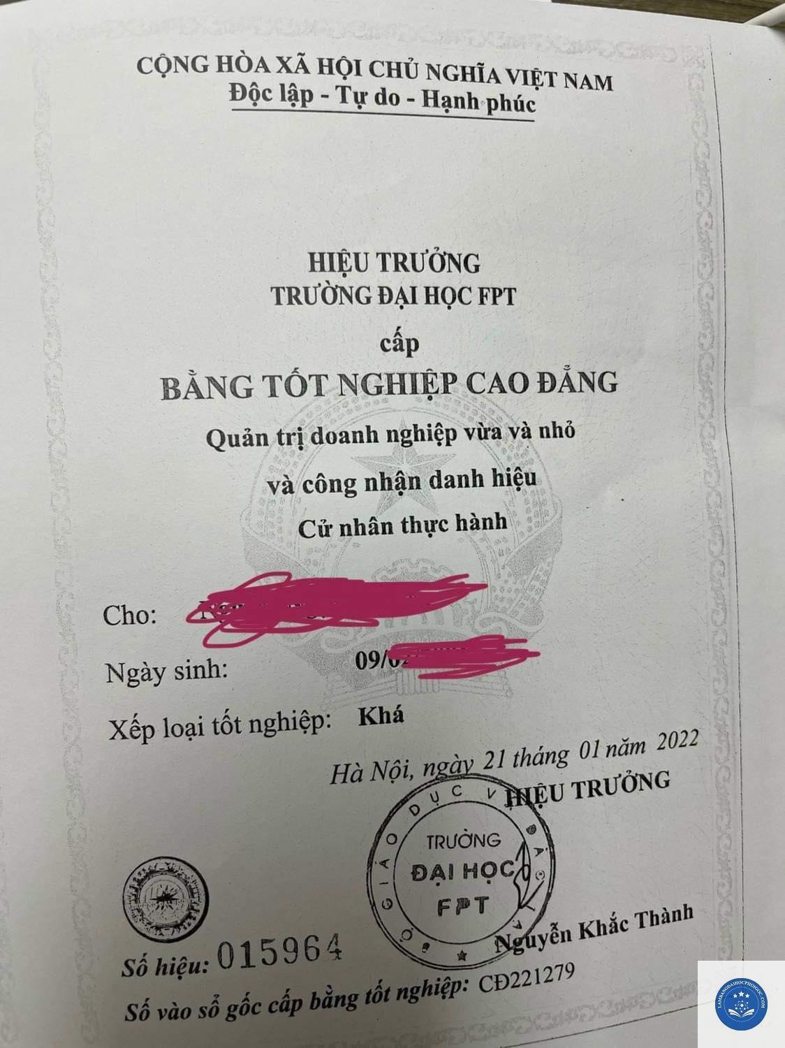 bằng đại học có chữ ký không - Image 2