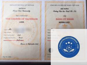 bằng đại học không ghi chính quy