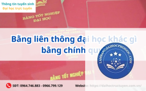 bằng đại học liên thông và chính quy