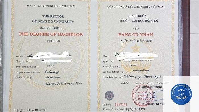 bằng đại học văn bằng 2 có ghi văn bằng 2 không - Image 3