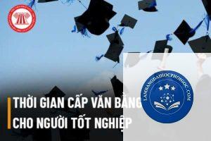 bao lâu được cấp bằng đại học sau khi tốt nghiệp