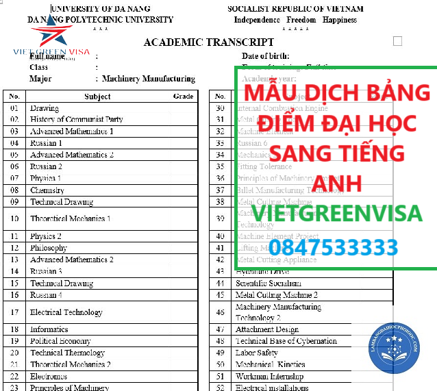 dịch bằng đại học sang tiếng Anh - Image 4