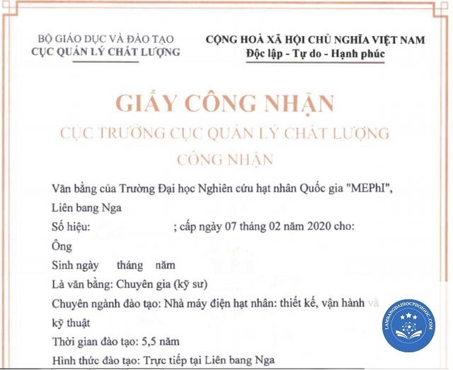 điều kiện công nhận bằng đại học nước ngoài - Image 1