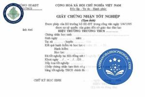 giấy chứng nhận tốt nghiệp dùng được bao lâu