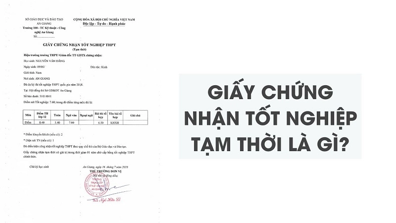 giấy chứng nhận tốt nghiệp tạm thời - Image 3