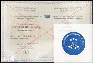 làm giả bằng đại học