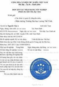 xác thực bằng đại học